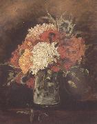 Vincent Van Gogh Vase with Carnations (nn04) oil painting reproduction